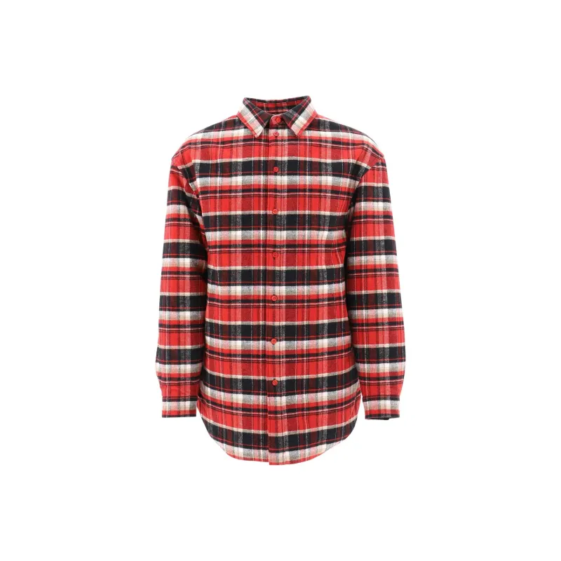 Balenciaga SS22 Shirt Loose Fit Style Men's Red-0