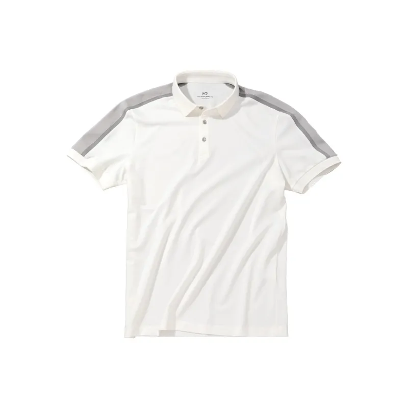 Mr.Bu Polo Shirt Men's Moon White-0