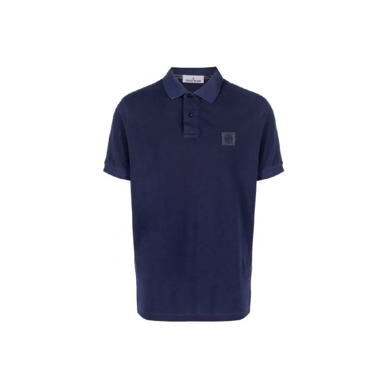 STONE ISLAND Logo patch Polo Shirt-0