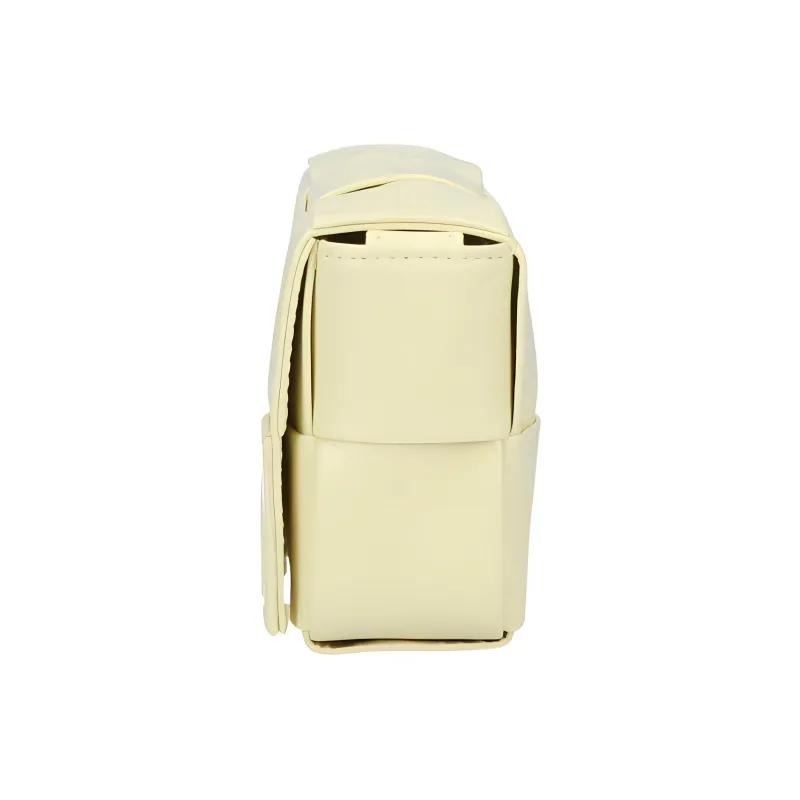 Bottega Veneta CASSETTE Cow Leather Shoulder Bag, Crossbody Bag Mini Men's Yellow-1