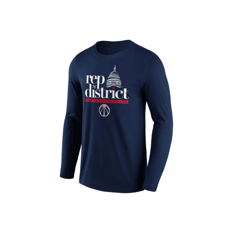 NBA Washington Wizards Sweatshirt Men's Blue-0