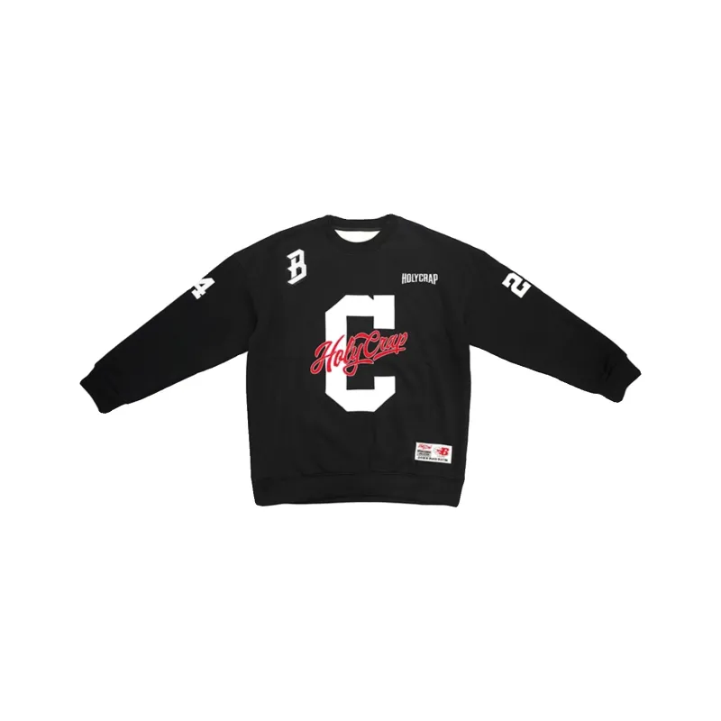 Holycrap Sweatshirts Unisex Black-0