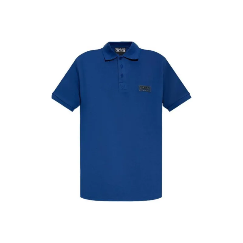 VERSACE JEANS COUTURE Logo plaque Polo Shirt-0