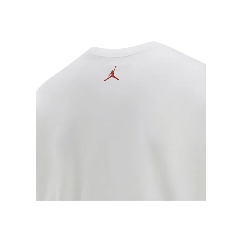 Jordan Flight Essentials T Shirt Men's Sail White/Campus Red-6