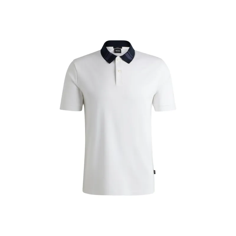 HUGO BOSS Contrasting collar Polo Shirt-0