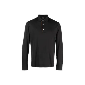 Zzegna Polo Shirts Men Black