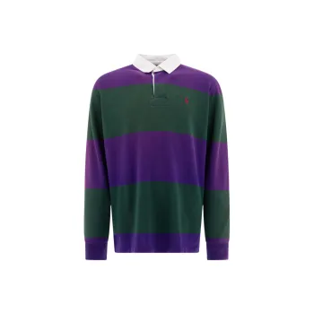 Polo Ralph Lauren Striped Knitted Rugby Polo Shirt