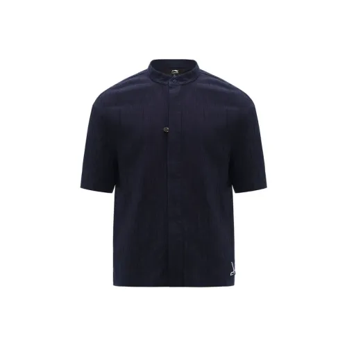 LI-NING 1990 Classic Collection Shirt Men's Deep Iris Blue