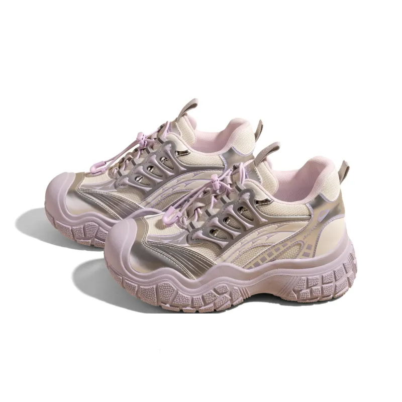 KODI Slip Resistant, Abrasion Resistant, Breathable Low Top Chunky Sneakers Women's-16