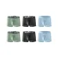 6 Pack (Sky Blue 2+Mint Green 2+Black 2)