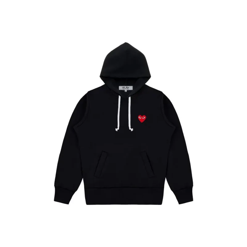 CDG Play Sweatshirt Unisex Black-0