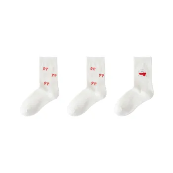 Cotton Gene Mid Calf Socks Women's Combo Set