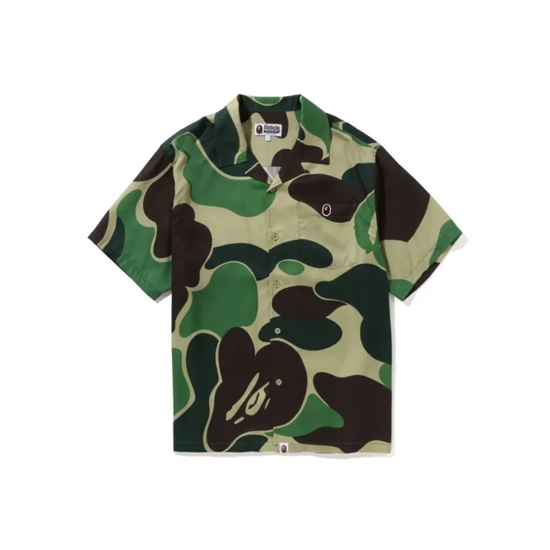 Bape Abc Camo Open Collar Shirt-1