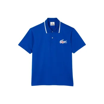 LACOSTE Polo Shirts Unisex Blue