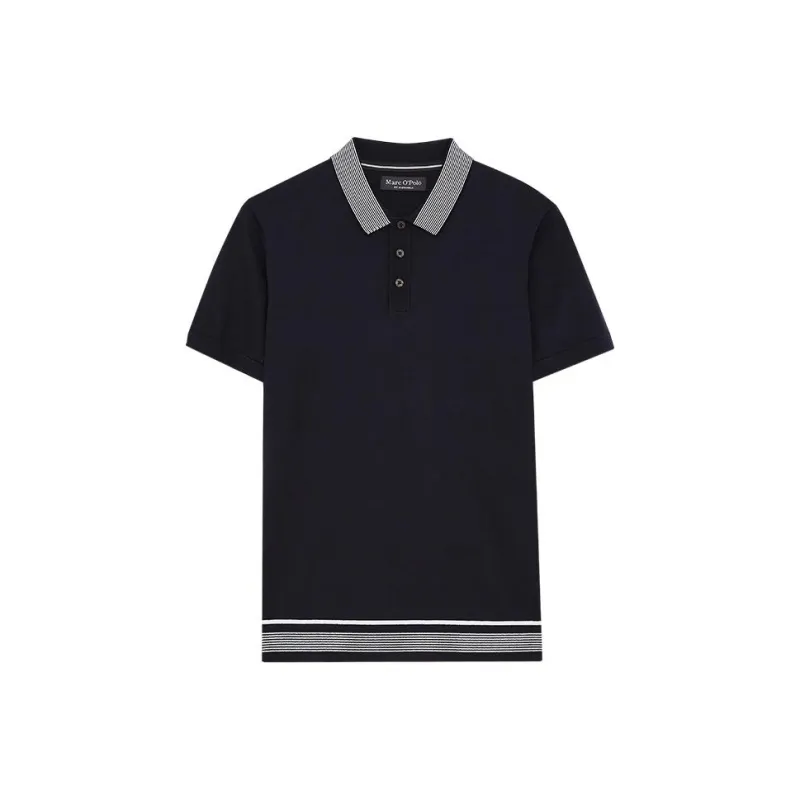 MARC OPOLO Polo Shirts Men Navy Blue 898-0