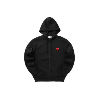 CDG Play Sweatshirt Jacket Men's Black