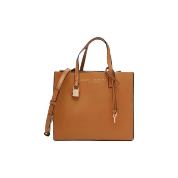 MARC JACOBS Leather Tote Bag, Shopping Bag, Shoulder Bag, Crossbody Bag, Handbag Mini Women's Milled Brown