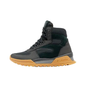 Columbia Wildone Anti Slip Wear Resistant High Top Hiking Shoes Women's Black Green