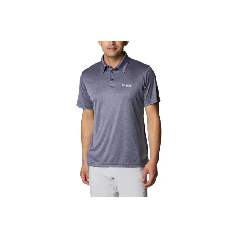 Columbia Hike Polo Shirts Men Slate Gray-0
