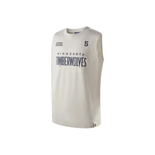 NBA Minnesota Timberwolves Team Culture Collection Tank Tops Unisex Gray