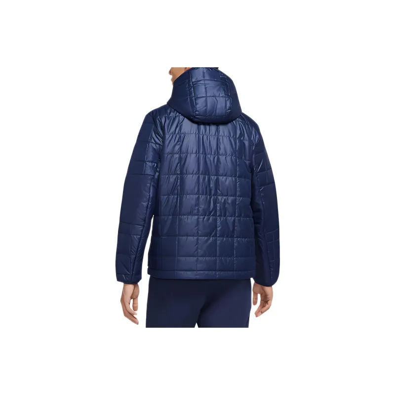 Nike Puffer Jackets Men Navy Blue-1