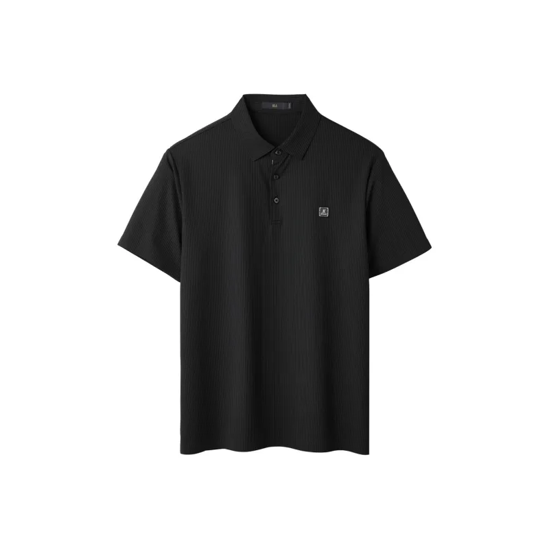 HLA Polo Shirts Men Black 1 0-0