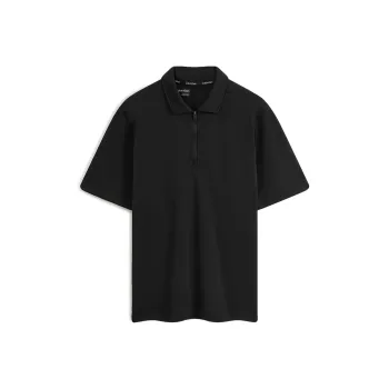 CALVIN KLEIN Polo Shirt Men's Space Black