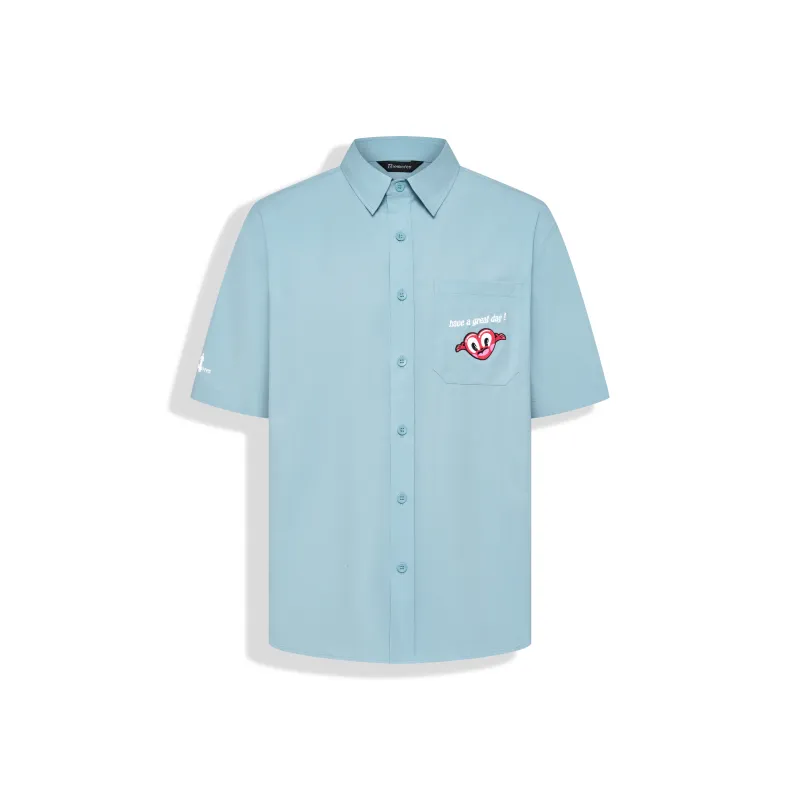 Biyin Leufen Hattie Collaboration Collection Shirt Loose Fit Men's-5