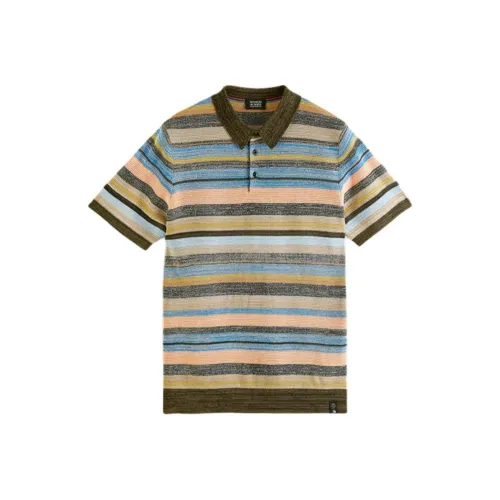 Scotch&Soda Polo Shirt Unisex Stripes Multicolor A