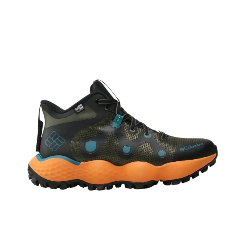 Columbia Escape Thrive Anti Slip Wear Resistant High Top Hiking Shoes Men's Green-1