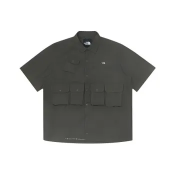THE NORTH FACE Shirt Men's Gray Umber Green