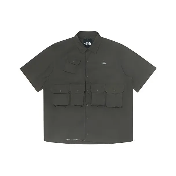 THE NORTH FACE Shirt Men's Gray Umber Green-0