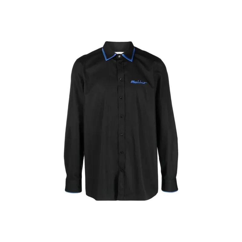 MOSCHINO Shirts Men Black-0