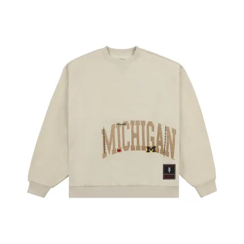Travis Scott X Mitchell & Ness Michigan Wolverines Pullover Sweatshirt