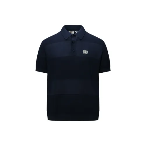 Reebok Polo Shirt Men's Navy Blue