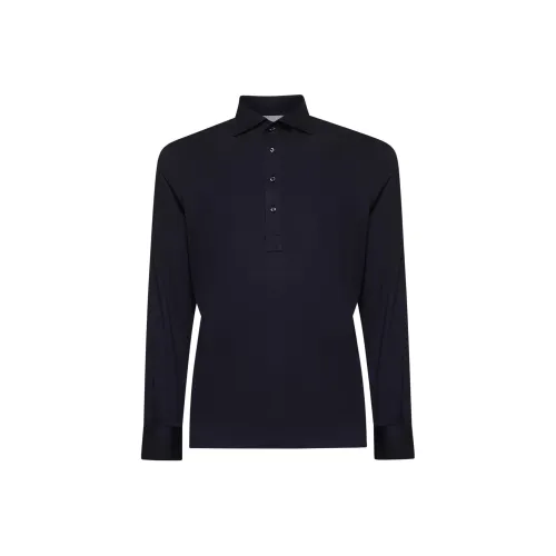 Brunello Cucinelli Long Sleeved Buttoned Polo Shirt