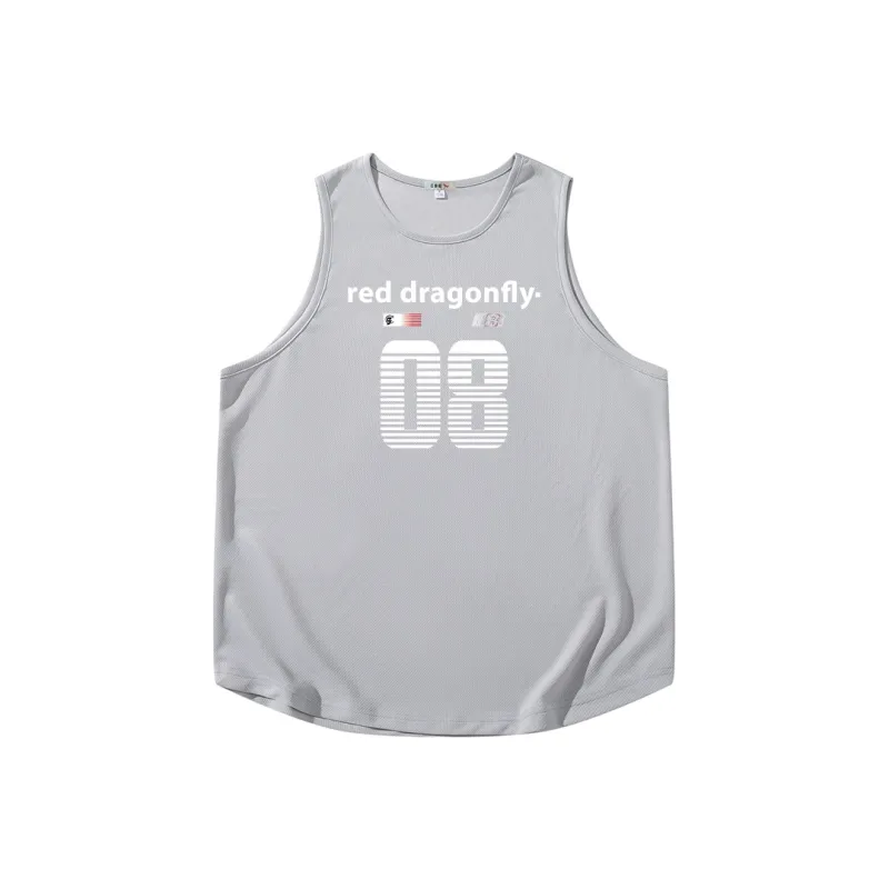 RED DRAGONFLY Tank Tops Unisex-4