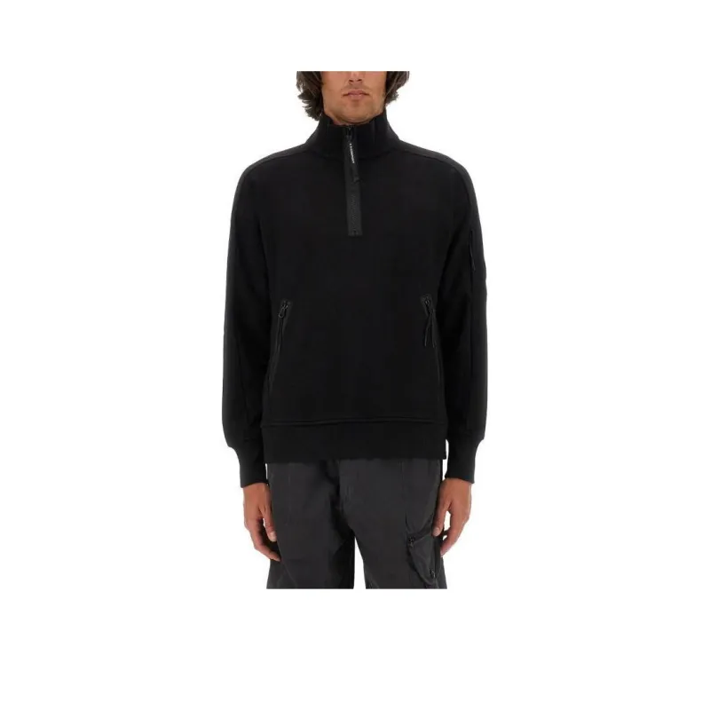 C.P.Company Fleece Half zip Sweatshirt-0