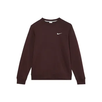 Nike Men Crew Neck Pullover Long Sleeve Sweatshirt Cocoa Brown