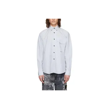 STONE ISLAND Shirt Men's Ice Frost Blue