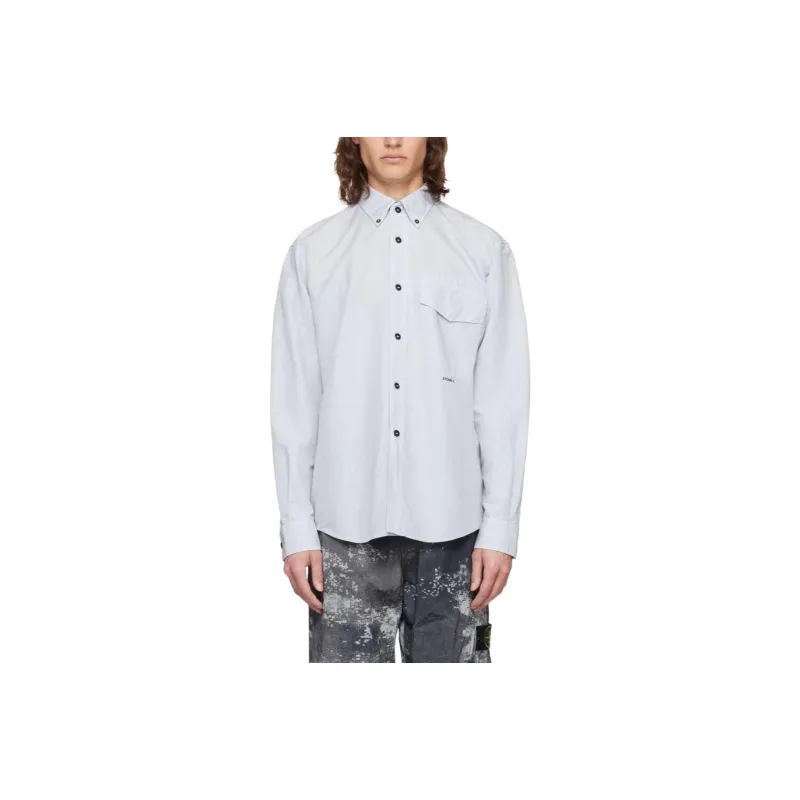STONE ISLAND Shirt Men's Ice Frost Blue-0