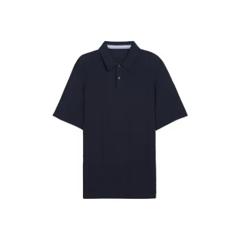 GOLDLION Spring Summer Polo Shirt Men's Multi Specification Dark Brown