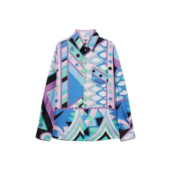 EMILIO PUCCI Vivara print Silk Shirt