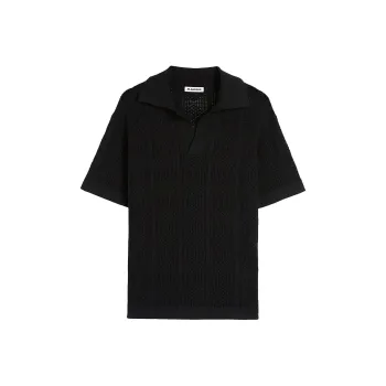 JIL SANDER Knitted Polo Shirt