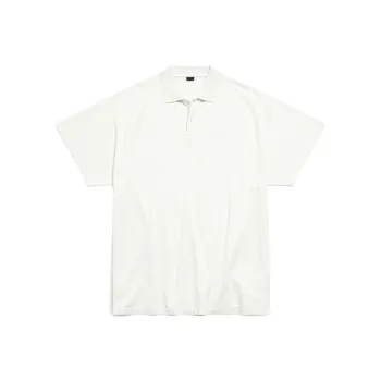 Balenciaga Logo Embroidered Polo Shirt