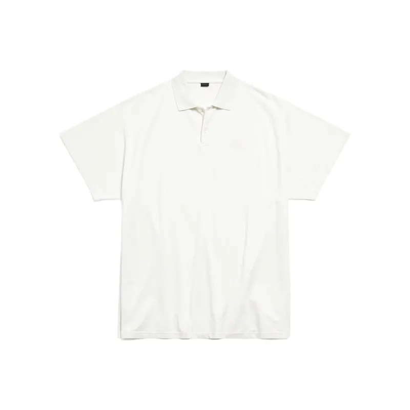 Balenciaga Logo Embroidered Polo Shirt-0