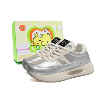 Budding Bear Anti Slip And Wear Resistant Lightweight Height Increasing Low Top Casual Shoes Women's