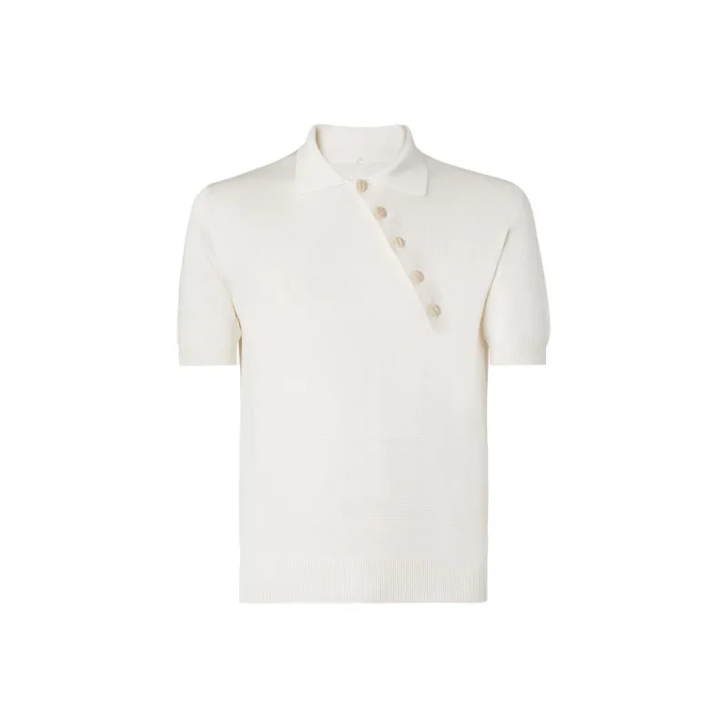 FENDI Polo Shirts Men White-0