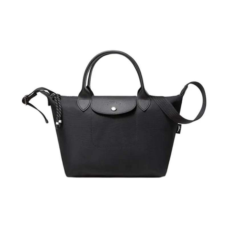 LONGCHAMP Le Pliage Energy Recycled Canvas Handbag Small Size Women's Black-0