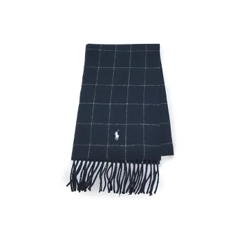 Polo Ralph Lauren Knit Scarves Unisex Marine Blue